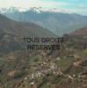 Photos aériennes de "sommet" - Photo réf. A01644 - Village de la vallée de l'Aspe accroché à flanc de montagne.