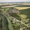 Photos aériennes de "Rivière" - Photo réf. N000432 - Le Canal de Bourgogne et la rivire L'Armanon se suivent pendant de nombreux kilomtres.