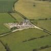 Photos aériennes de "église" - Photo réf. N000654 - Isolée au milieu des champs avec son cimetière.
