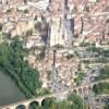 Photos aériennes de "cité" - Photo réf. N001496 - La Cité Episcopale d'Albi avec la Cathédrale Sainte-Cécile est classée au Patrimoine Mondial de l'UNESCO.