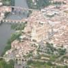 Photos aériennes de "cité" - Photo réf. N001497 - La Cité Episcopale d'Albi avec la Cathédrale Sainte-Cécile est classée au Patrimoine Mondial de l'UNESCO.