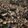 Photos aériennes de "cloitre" - Photo réf. N001743 - La Cathédrale Saint-Pierre et son cloître occupé aujourd'hui par la mairie.