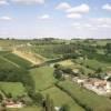 Photos aériennes de "vignoble" - Photo réf. N001787 - Le Vignoble dans le Gers.