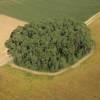 Photos aériennes de "champs" - Photo réf. N001812 - Dans les environ de Saint Paul d'Epis, le bosquet au milieu des champs.