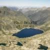 Photos aériennes - Paysages de montagne - Photo réf. N003875 - Le lac d'Artouste à Laruns dans les Pyrénées Atlantiques.
