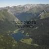 Photos aériennes - Paysages de montagne - Photo réf. N003880 - Le lac de Bious Artigues à Laruns dans les Pyrénées Atlantiques.