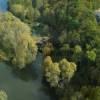 Photos aériennes de "arbre" - Photo réf. N004404 - Le moulin est devenu un centre culturel.