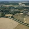 Photos aériennes de "viaduc" - Photo réf. N011442 - La construction d'un viaduc pour la LGV Est.