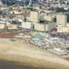 Photos aériennes de Le Havre (76600) - Le Front de Mer | Seine-Maritime, Haute-Normandie, France - Photo réf. N011555 - La ville reconstruite par Auguste Perret après la seconde guerre mondiale est classée au Patrimoine Mondial de l'UNESCO.