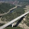 Photos aériennes de "Garabit" - Photo réf. N015554 - Le Viaduc de laTruyre avec le Viaduc de Garabit en arrire-plan.