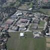 Photos aériennes de Montbéliard (25200) - Les Batteries du Parc, le Mont Christ et les usines Peugeot | Doubs, Bourgogne-Franche-Comté, France - Photo réf. N018007