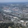 Photos aériennes de "peugeot" - Photo réf. N018107 - Les usines Peugeot ont une part très importante dans l'économie de la ville.