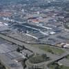 Photos aériennes de "peugeot" - Photo réf. N018111 - Les usines Peugeot ont une part très importante dans l'économie de la ville.
