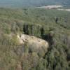 Photos aériennes de Rougemont-le-Château (90110) | Territoire-de-Belfort, Franche-Comté, France - Photo réf. N018417 - Seules les ruines de ce chteau du 12 sicle sont encore visibles.