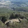 Photos aériennes de "ruines" - Photo réf. N018418 - Seules les ruines de ce château du 12è siècle sont encore visibles.