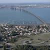 Photos aériennes de "Saint" - Photo réf. N018900 - Construit en 1974, la longueur totale du Pont de Saint-Nazaire est de 3356 mtres.