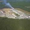 Photos aériennes de "traitement" - Photo réf. N019720 - Une usine de traitement du bois à Rion-des-Landes.