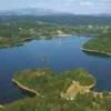 Photos aériennes de Trémouille (15270) - Le Lac de Lastioulles | Cantal, Auvergne-Rhône-Alpes, France - Photo réf. N019997