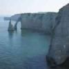 Photos aériennes de Étretat (76790) - Les Falaises | Seine-Maritime, Haute-Normandie, France - Photo réf. N020235