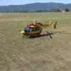 Photos aériennes de "aérodrome" - Photo réf. N020589 - L'EC145 de la Scurit Civile : le F-ZBPL.