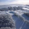 Photos aériennes de "de" - Photo réf. N020537 - Vue sur les pistes de le station de sport d'hiver de La Bresse dans les Vosges.