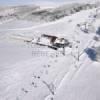 Photos aériennes de "neige" - Photo réf. N020544 - Le restaurant d'altitude.