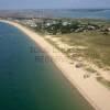 Photos aériennes de "côte" - Photo réf. N025319 - Une plage de la Gurinire (Vende) avec des blockhaus au premier plan.