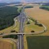 Photos aériennes de "autoroute" - Photo réf. N026172 - La gare de péage de Dhuisy en Seine-et-Marne.
