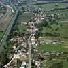 Photos aériennes de "Saône" - Photo réf. N027972 - Le canal de La Haute-Saône longe ici l'autoroute A36 appelée La Comtoise.