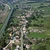 Photos aériennes de "saône" - Photo réf. N027972 - Le canal de La Haute-Sane longe ici l'autoroute A36 appele La Comtoise.