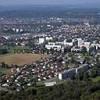 Photos aériennes de Audincourt (25400) - Le Quartier Les Cantons | Doubs, Bourgogne-Franche-Comté, France - Photo réf. N028037