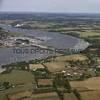 Photos aériennes de "embouchure" - Photo réf. N034328 - Le barrage d'Arzal se situe juste à l'embouchure de La Vilaine.
