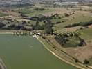 Photos aériennes de Saint-M'Hervé (35500) - Autre vue | Ille-et-Vilaine, Bretagne, France - Photo réf. T035289 - La Vilaine forme ici le plan d'eau de la Haute-Vilaine permettant naviguation et baignade.