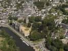 Photos aériennes de Josselin (56120) - Autre vue | Morbihan, Bretagne, France - Photo réf. T035443 - La vaste forteresse, construite au 11 sicle, fut rebtie par Olivier de Clisson au 14 sicle.