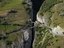 Photos aériennes de "gorges" - Photo réf. T037982 - Un passage impressionnant des gorges de la Dala en Suisse.