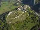 Photos aériennes de La Cluse-et-Mijoux (25300) - Le Château de Joux | Doubs, Franche-Comté, France - Photo réf. T038104