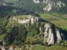 Photos aériennes de La Cluse-et-Mijoux (25300) - Le Château de Joux | Doubs, Franche-Comté, France - Photo réf. T038106