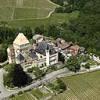 Photos aériennes de Vufflens-le-Château (CH-1134) - Autre vue | , Vaud, Suisse - Photo réf. N039057 - Cet imposant chteau-fort a t construit vers la fin du Moyen-Age, entirement avec des briques