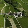 Photos aériennes de "vigne" - Photo réf. N044559 - Un chteau au milieu des vignes  Yvorne en Suisse.