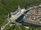 Photos aériennes de "dordogne" - Photo réf. T038194 - L'abbaye Saint-Pierre de Brantôme en Dordogne.