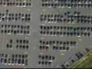 Photos aériennes de "moselle" - Photo réf. T039504 - Un parking rempli de voitures Smart sur le site de l'usine d'Hambach en Moselle.