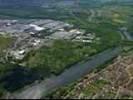 Photos aériennes de Creutzwald (57150) - La Zone Industrielle Lourde | Moselle, Grand Est, France - Photo réf. T039631