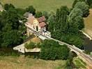 Photos aériennes de "loire" - Photo réf. T041168 - Un moulin à eau au bord de la Grosne à Comartin (Saône-et-Loire).