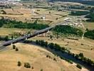 Photos aériennes de "viaduc" - Photo réf. T041316 - Le viaduc de la nouvelle 2x2 voies qui enjambe la Loire.