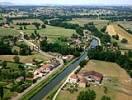 Photos aériennes de Melay (71340) - Autre vue | Saône-et-Loire, Bourgogne, France - Photo réf. T042047 - Le canal de Roanne  Digoin