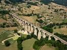 Photos aériennes de "ferroviaire" - Photo réf. T042116 - Le viaduc ferroviaire de Mussy-sous-Dun (Sane-et-Loire).