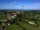Photos aériennes de "loire" - Photo réf. T045723 - Une antenne de télécommunications à Mont-Saint-Vincent (Saône-et-Loire).