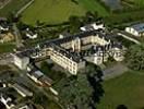 Photos aériennes de "collège" - Photo réf. T046773 - Le collège-lycée nommé Institution libre de Combrée, fondé en 1810 fut fermé en 2005.