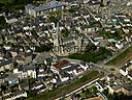 Photos aériennes de Vitré (35500) | Ille-et-Vilaine, Bretagne, France - Photo réf. T047187 - L'église Notre-Dame de Vitré a été fondée au 11è siècle et fut reconstruite de 1440 à 1580
