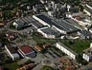 Photos aériennes de "usine" - Photo réf. T047746 - L'usine Irisbus implantée à l'ouest de la ville est une des plus importante usine d'autocars et de bus en Europe.